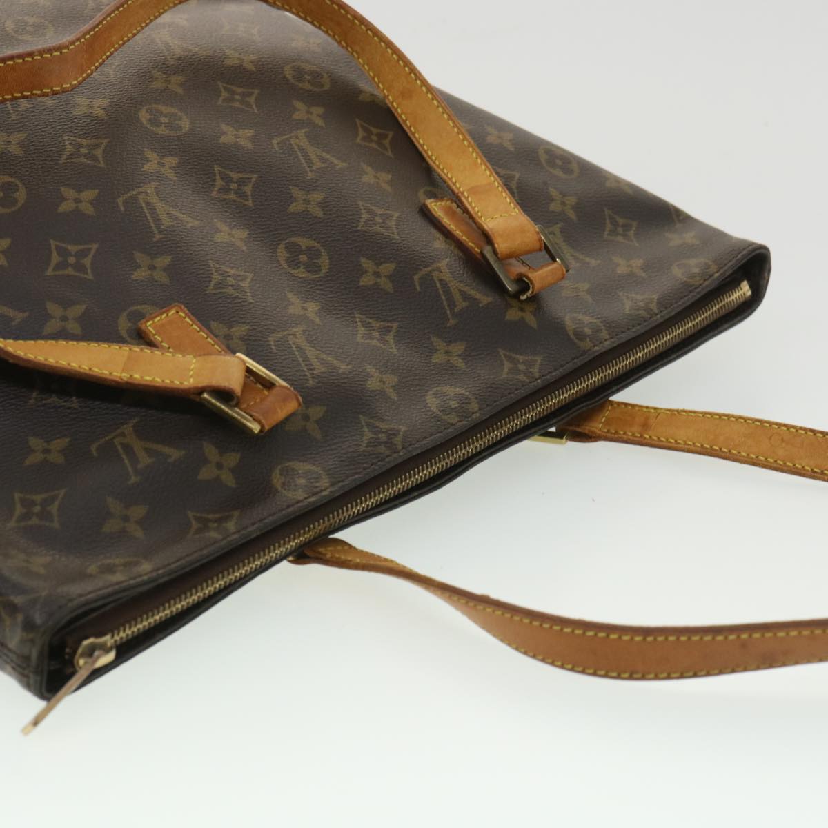 LOUIS VUITTON Monogram Cabas Mezzo Tote Bag M51151 LV Auth rd4089