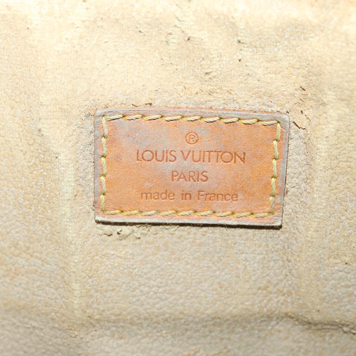 LOUIS VUITTON Monogram Sac Plat Hand Bag M51140 LV Auth rd4093