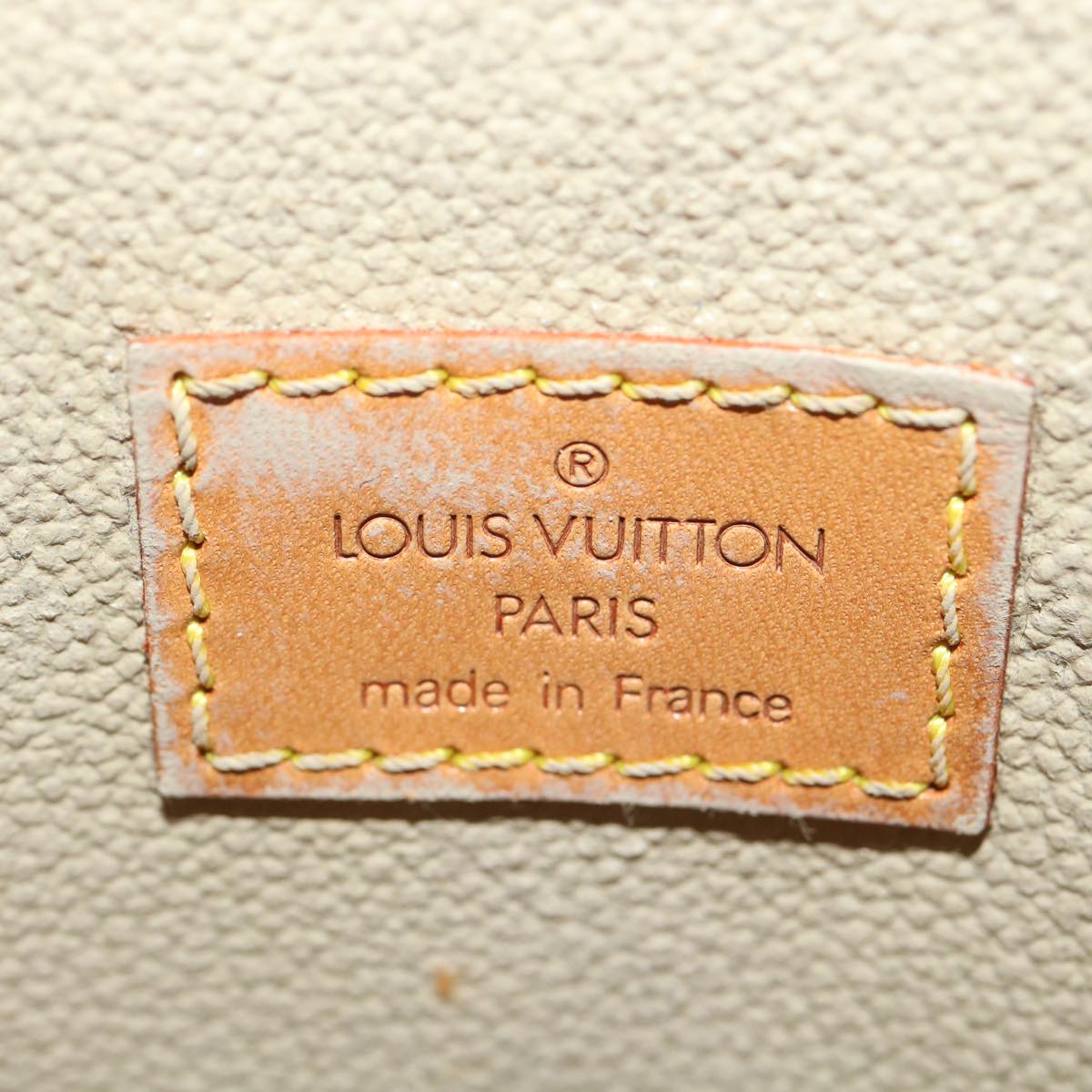 LOUIS VUITTON Monogram Sac Plat Hand Bag M51140 LV Auth rd4097