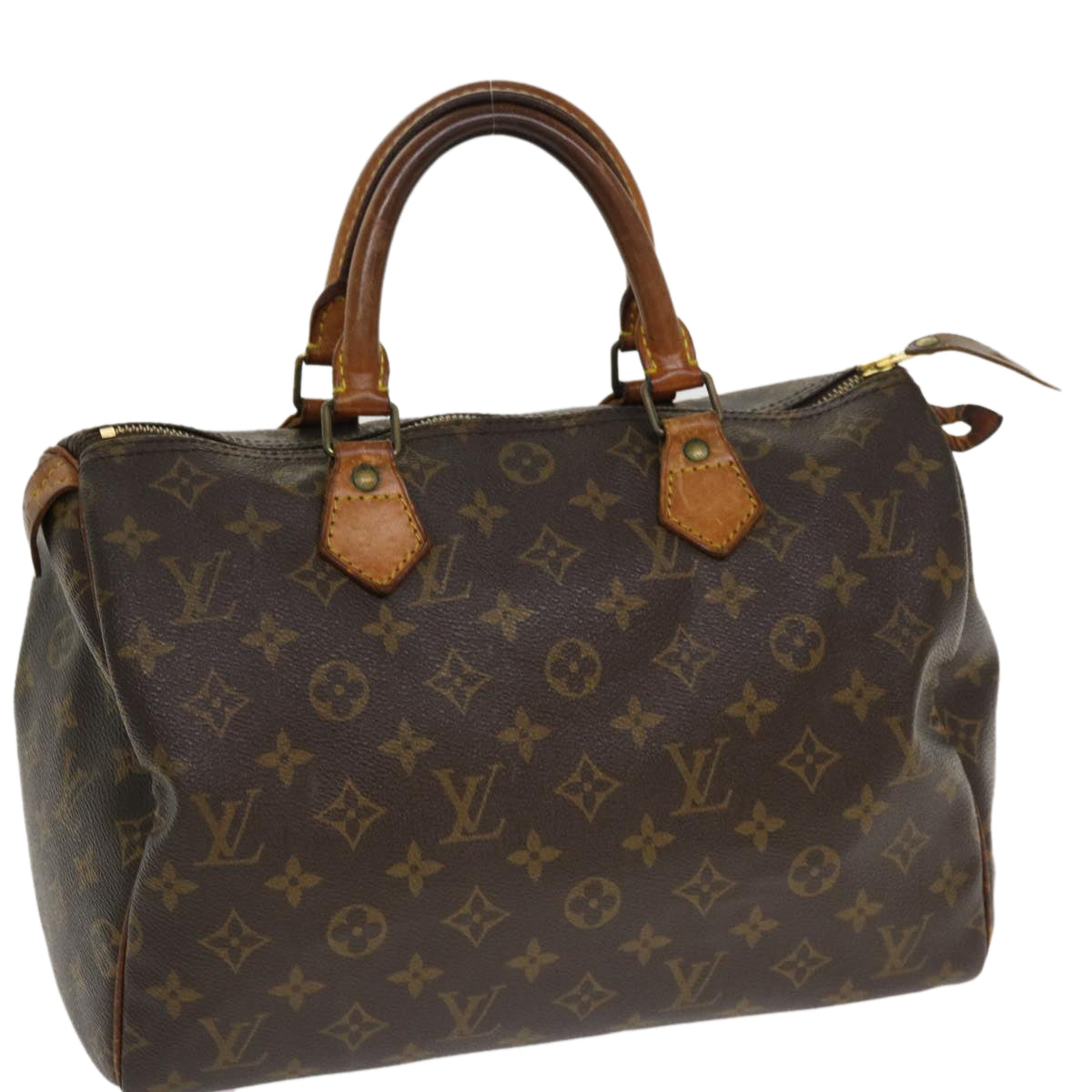 LOUIS VUITTON Monogram Speedy 30 Hand Bag M41526 LV Auth rd4122