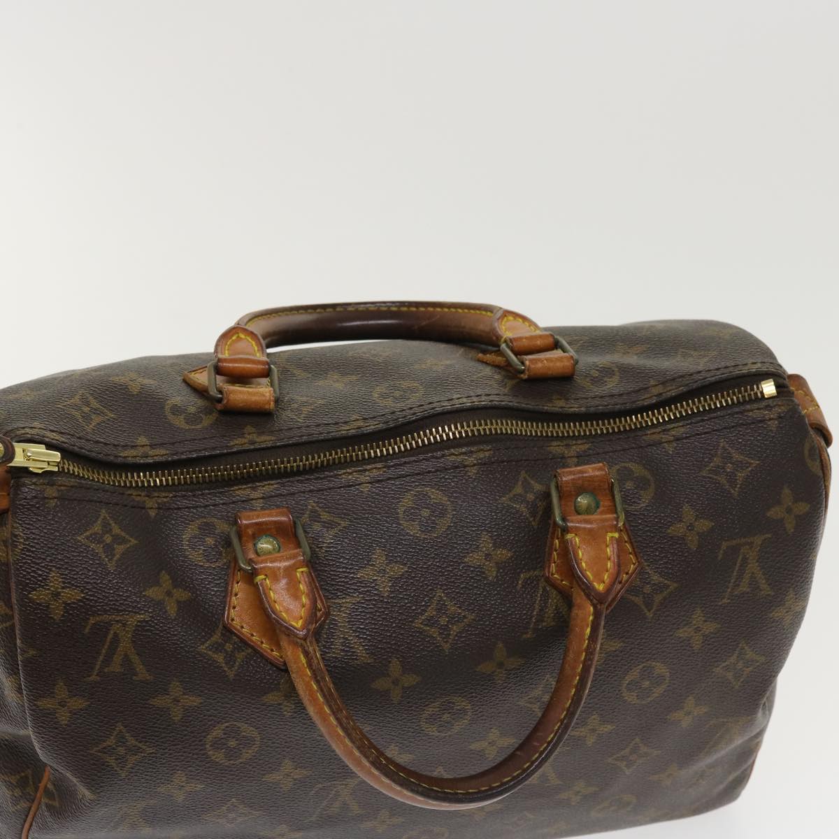 LOUIS VUITTON Monogram Speedy 30 Hand Bag M41526 LV Auth rd4122