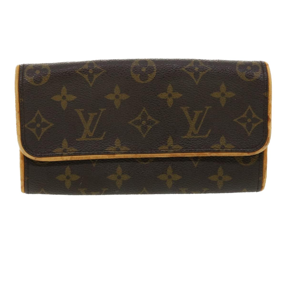 LOUIS VUITTON Monogram Pochette Twin PM Shoulder Bag M51854 LV Auth rd4133