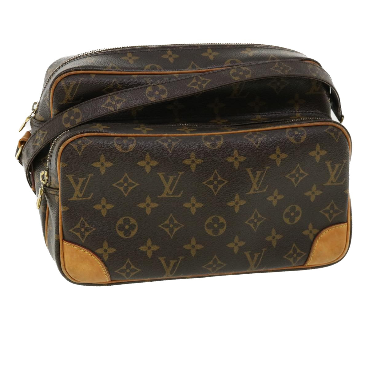 LOUIS VUITTON Monogram Nile Shoulder Bag M45244 LV Auth rd4145