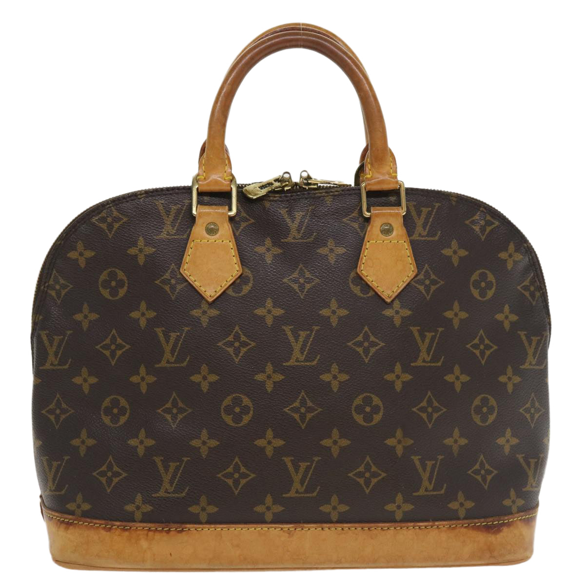 LOUIS VUITTON Monogram Alma Hand Bag M51130 LV Auth rd4187