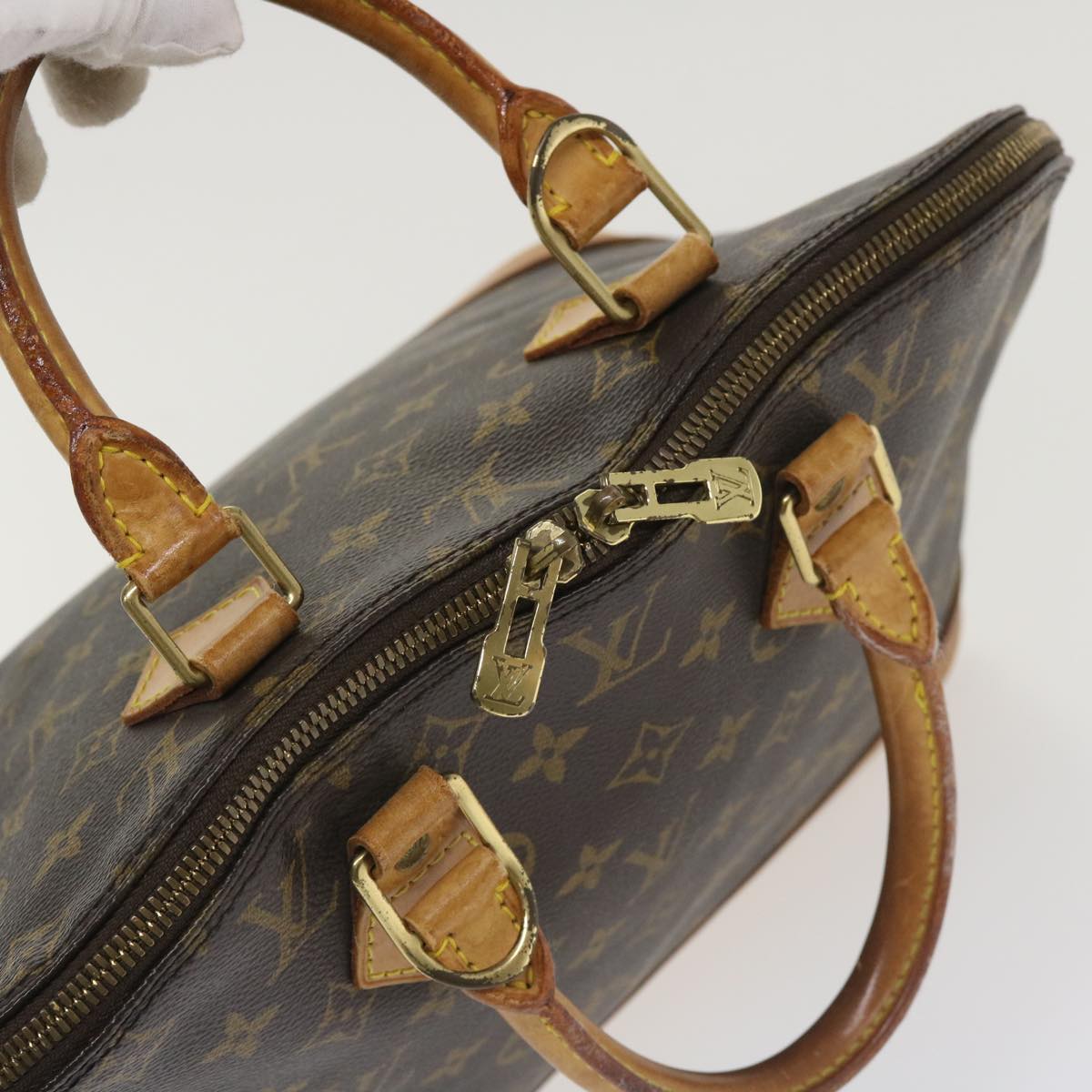 LOUIS VUITTON Monogram Alma Hand Bag M51130 LV Auth rd4187