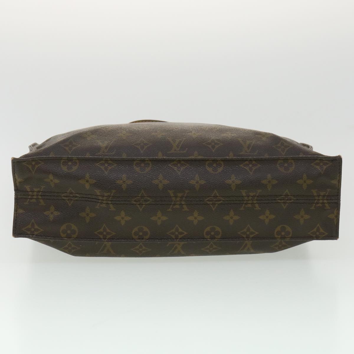 LOUIS VUITTON Monogram Sac Plat Hand Bag M51140 LV Auth rd4191