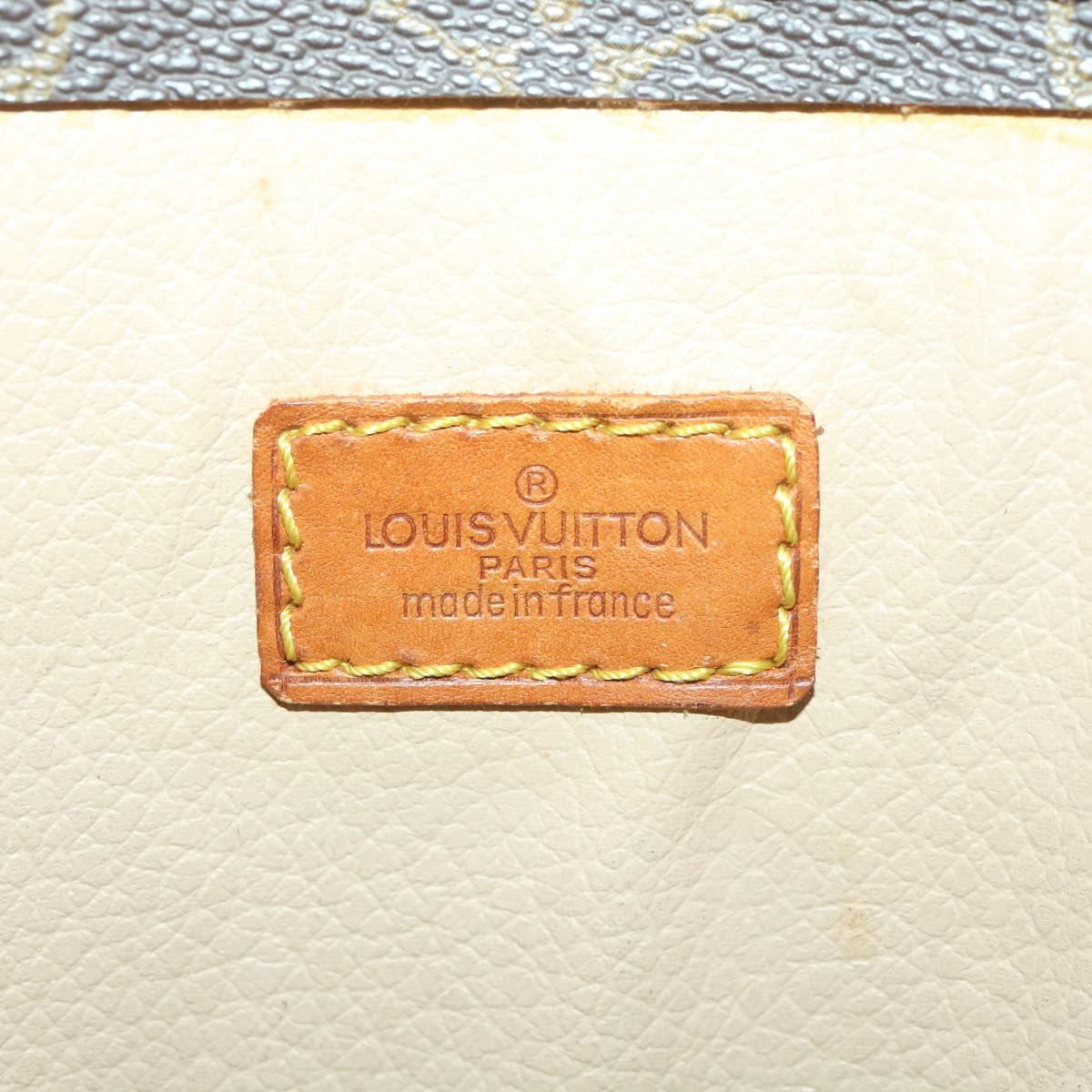 LOUIS VUITTON Monogram Sac Plat Hand Bag M51140 LV Auth rd4193