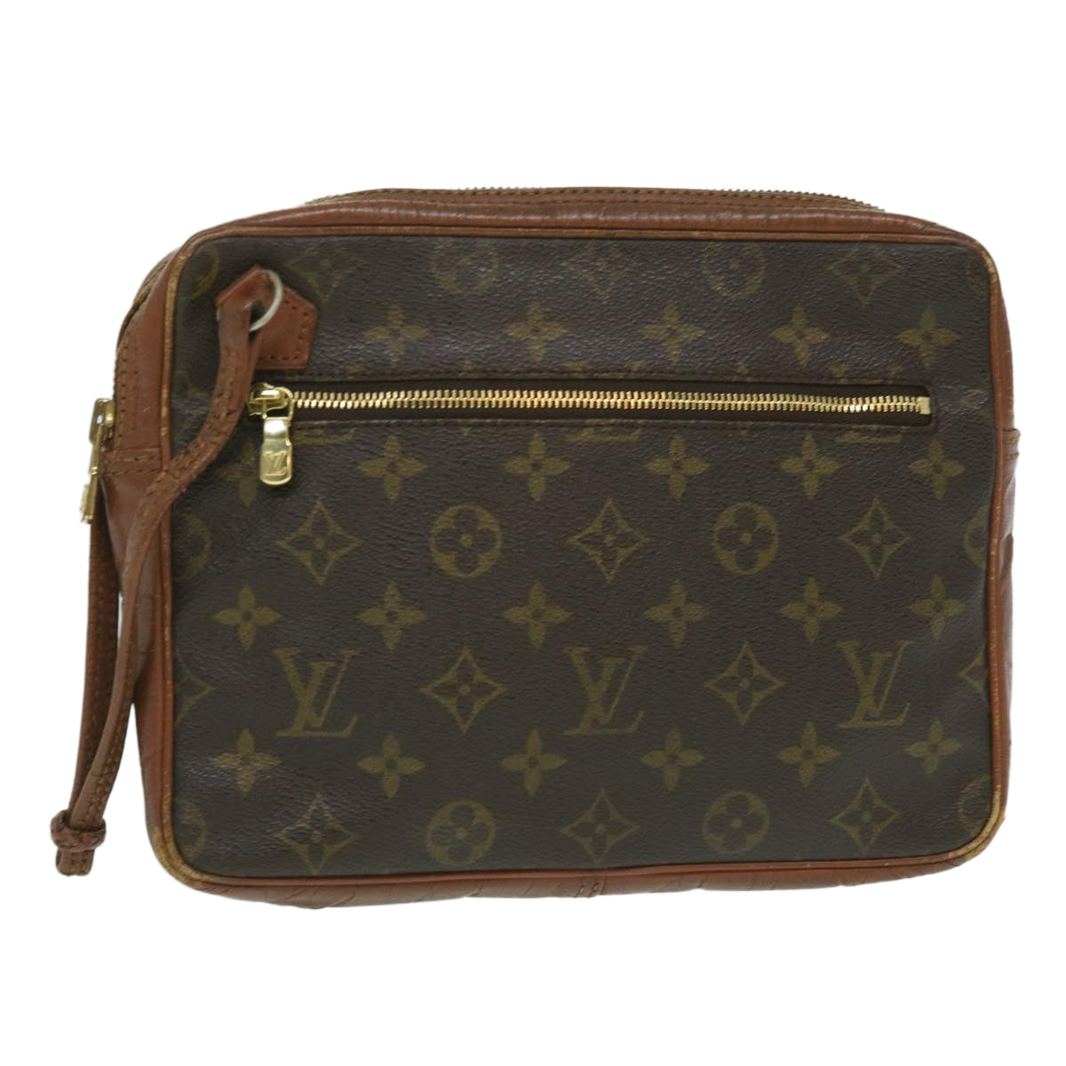 LOUIS VUITTON Monogram Pochette sports Clutch Bag No.183 LV Auth rd4195