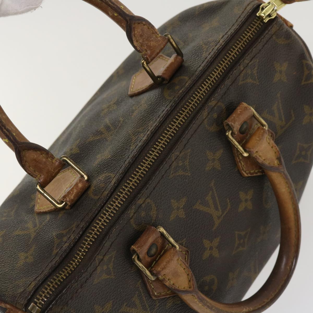 LOUIS VUITTON Monogram Speedy 25 Hand Bag M41528 LV Auth rd4202