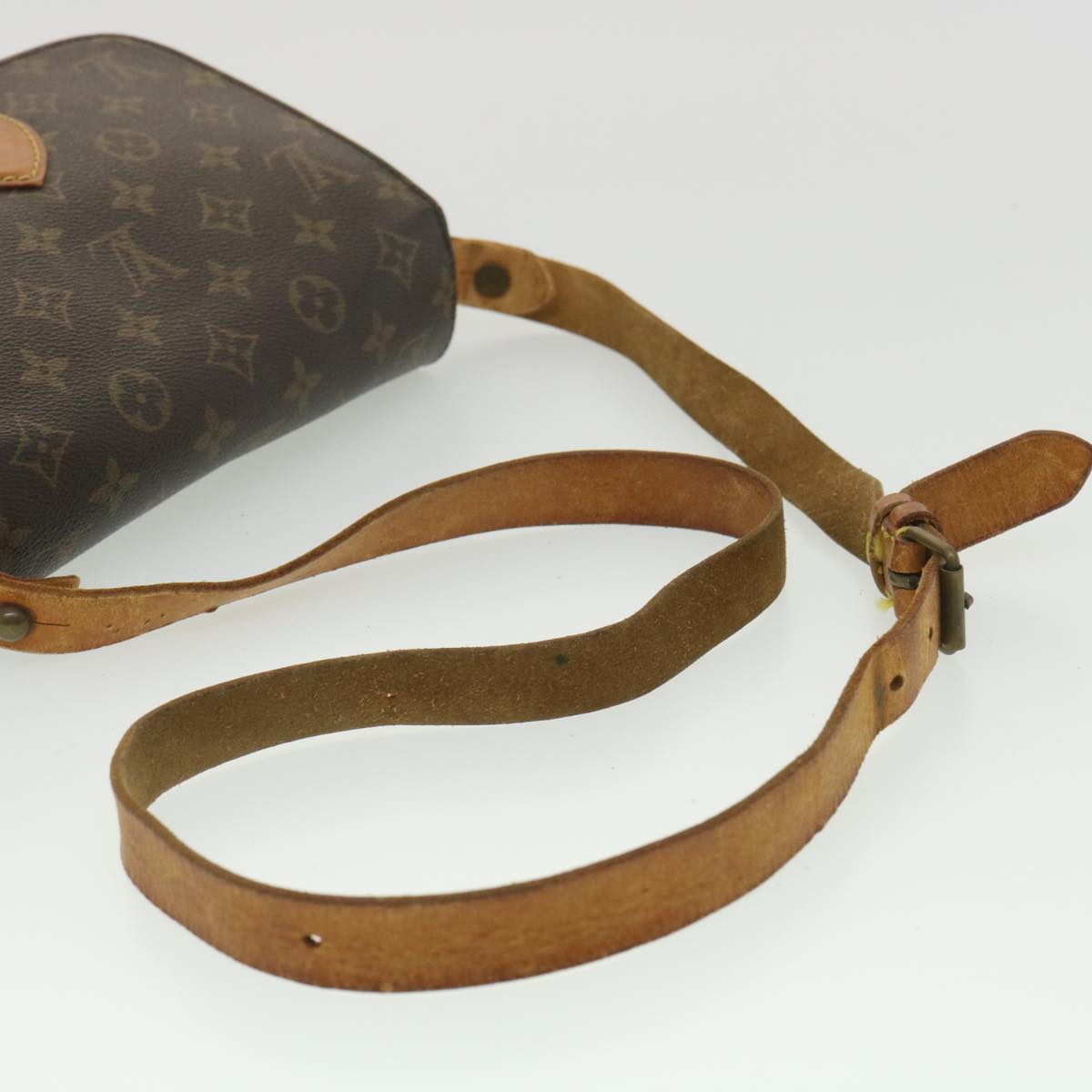 LOUIS VUITTON Monogram Cartouchiere MM Shoulder Bag M51253 LV Auth rd4205