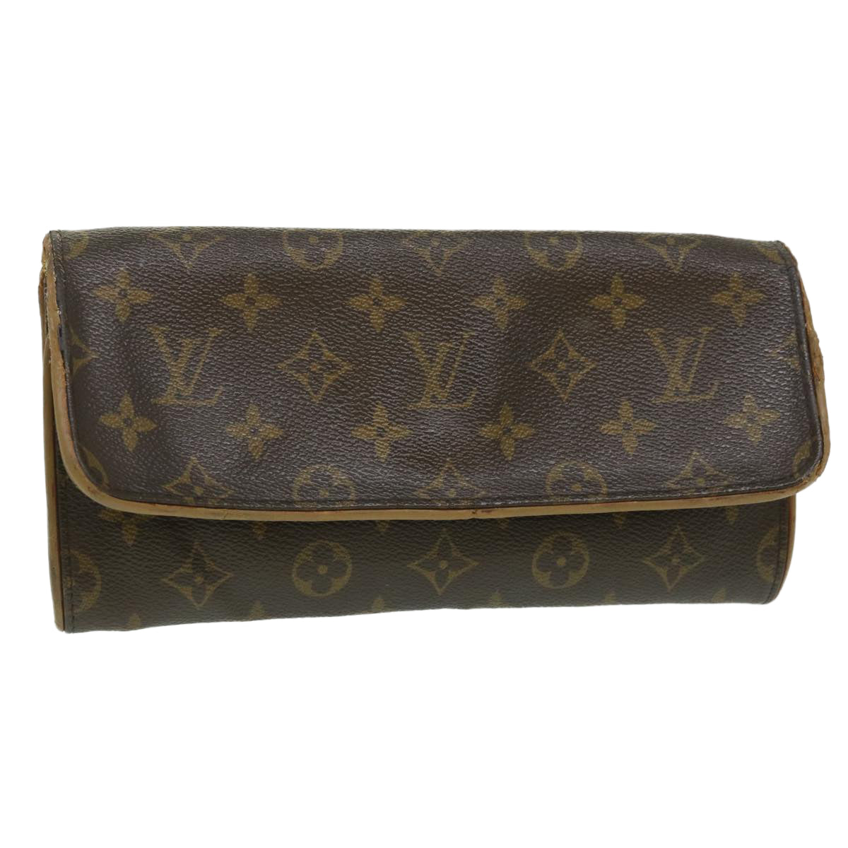 LOUIS VUITTON Monogram Pochette Twin GM Shoulder Bag M51852 LV Auth rd4220