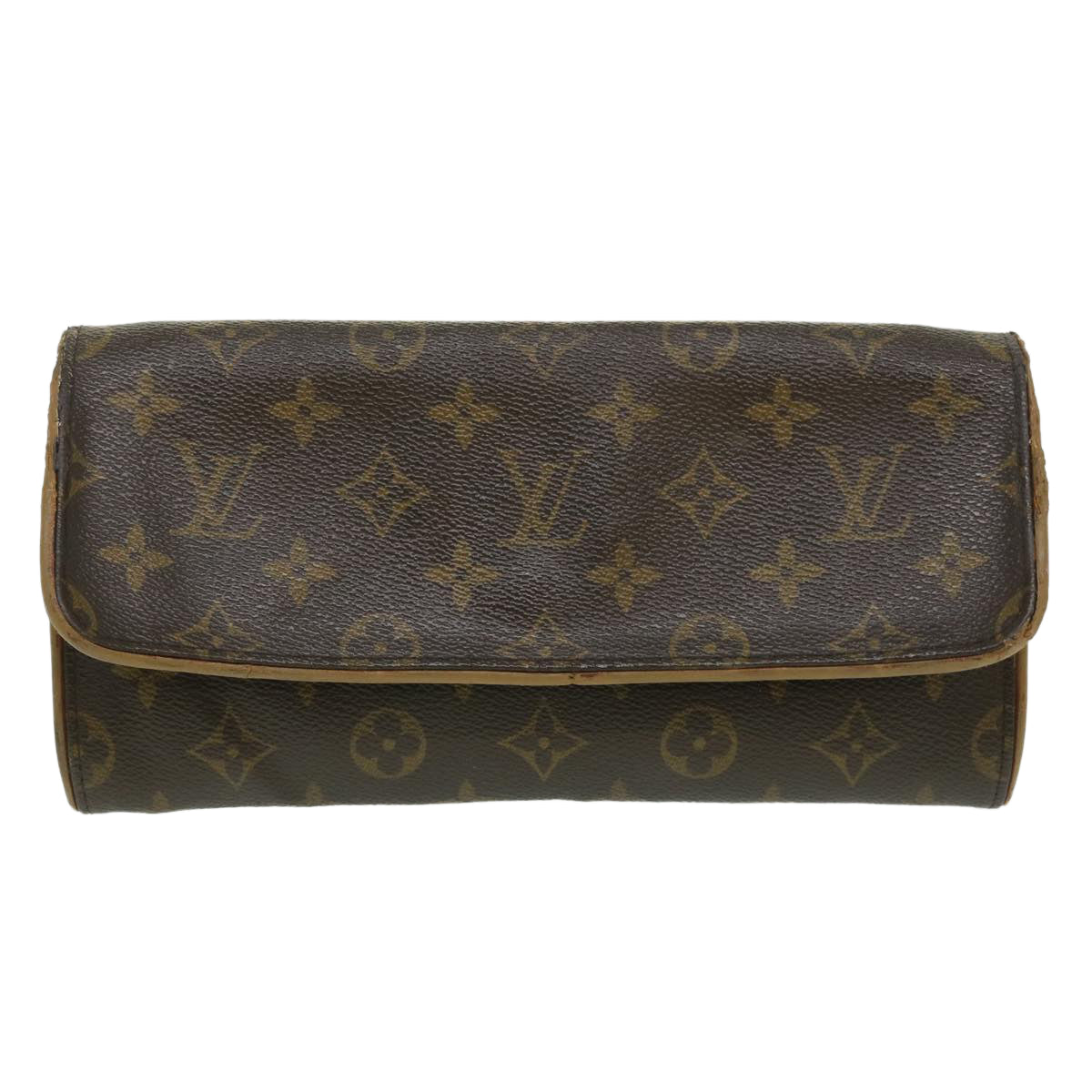 LOUIS VUITTON Monogram Pochette Twin GM Shoulder Bag M51852 LV Auth rd4220