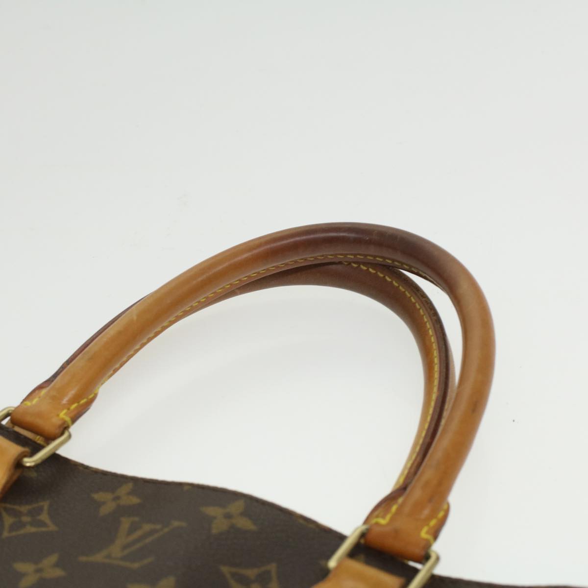 LOUIS VUITTON Monogram Sac Plat Hand Bag M51140 LV Auth rd4291