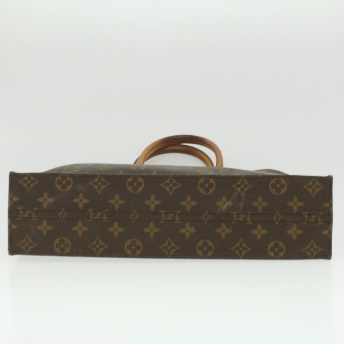 LOUIS VUITTON Monogram Sac Plat Hand Bag M51140 LV Auth rd4291