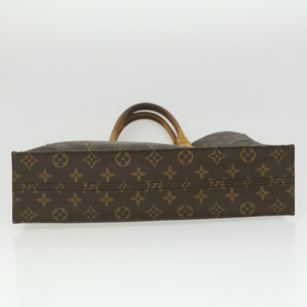 LOUIS VUITTON Monogram Sac Plat Hand Bag M51140 LV Auth rd4313