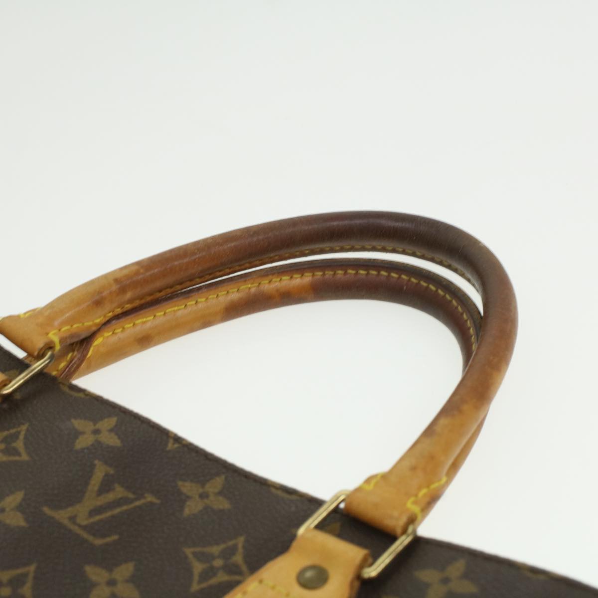 LOUIS VUITTON Monogram Sac Plat Hand Bag M51140 LV Auth rd4313