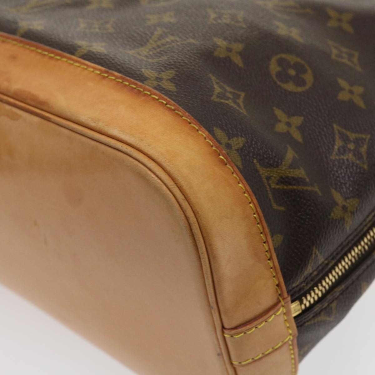 LOUIS VUITTON Monogram Alma Hand Bag M51130 LV Auth rd4316