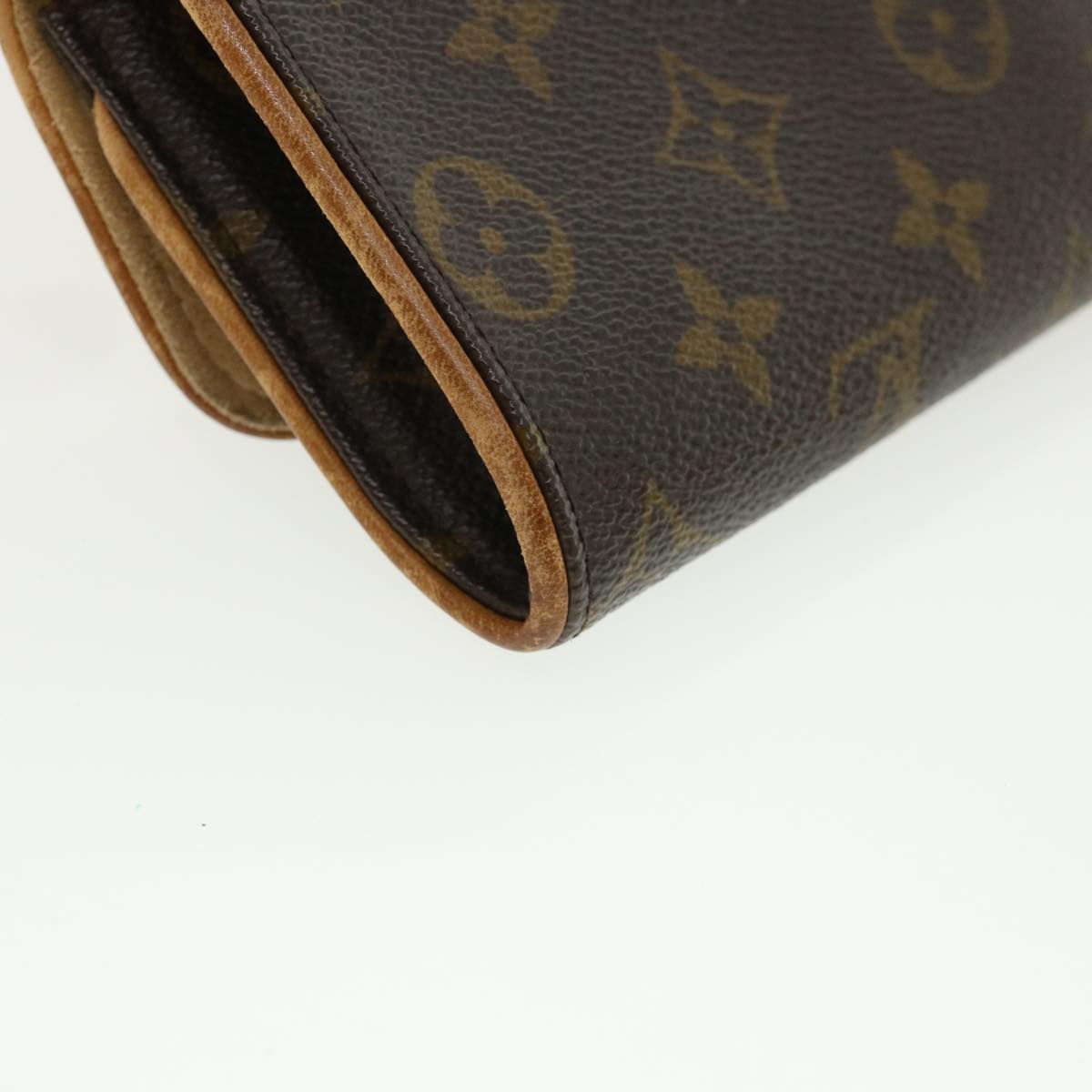 LOUIS VUITTON Monogram Pochette Twin PM Shoulder Bag M51854 LV Auth rd4321