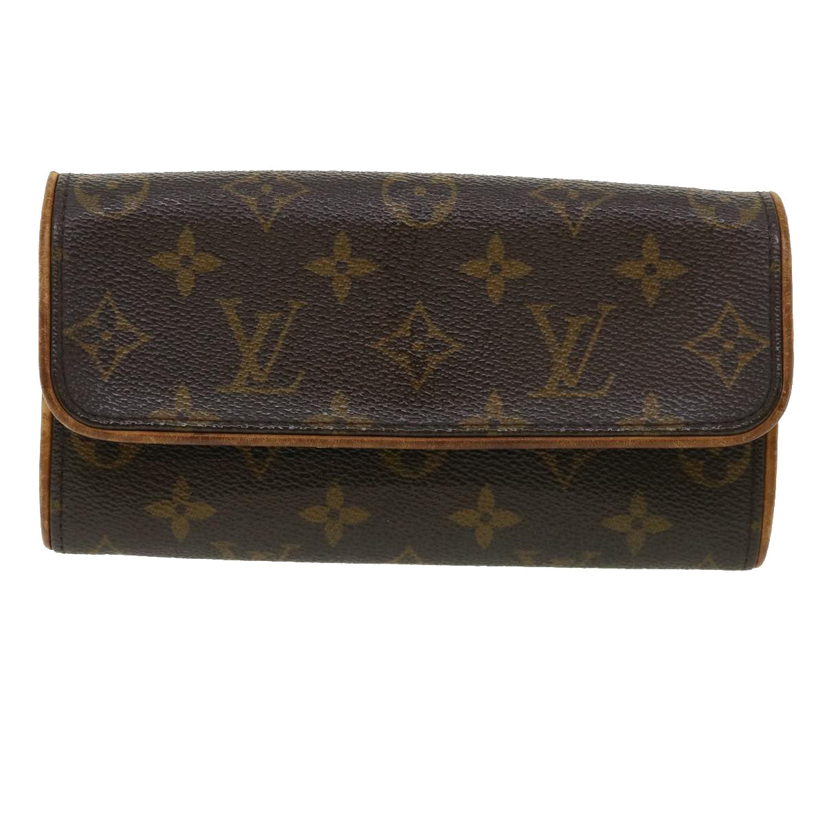 LOUIS VUITTON Monogram Pochette Twin PM Shoulder Bag M51854 LV Auth rd4321