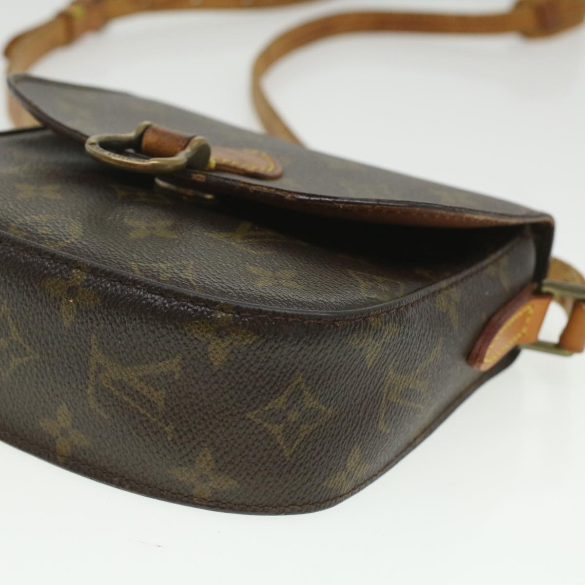 LOUIS VUITTON Monogram Saint Cloud PM Shoulder Bag M51244 LV Auth rd4322