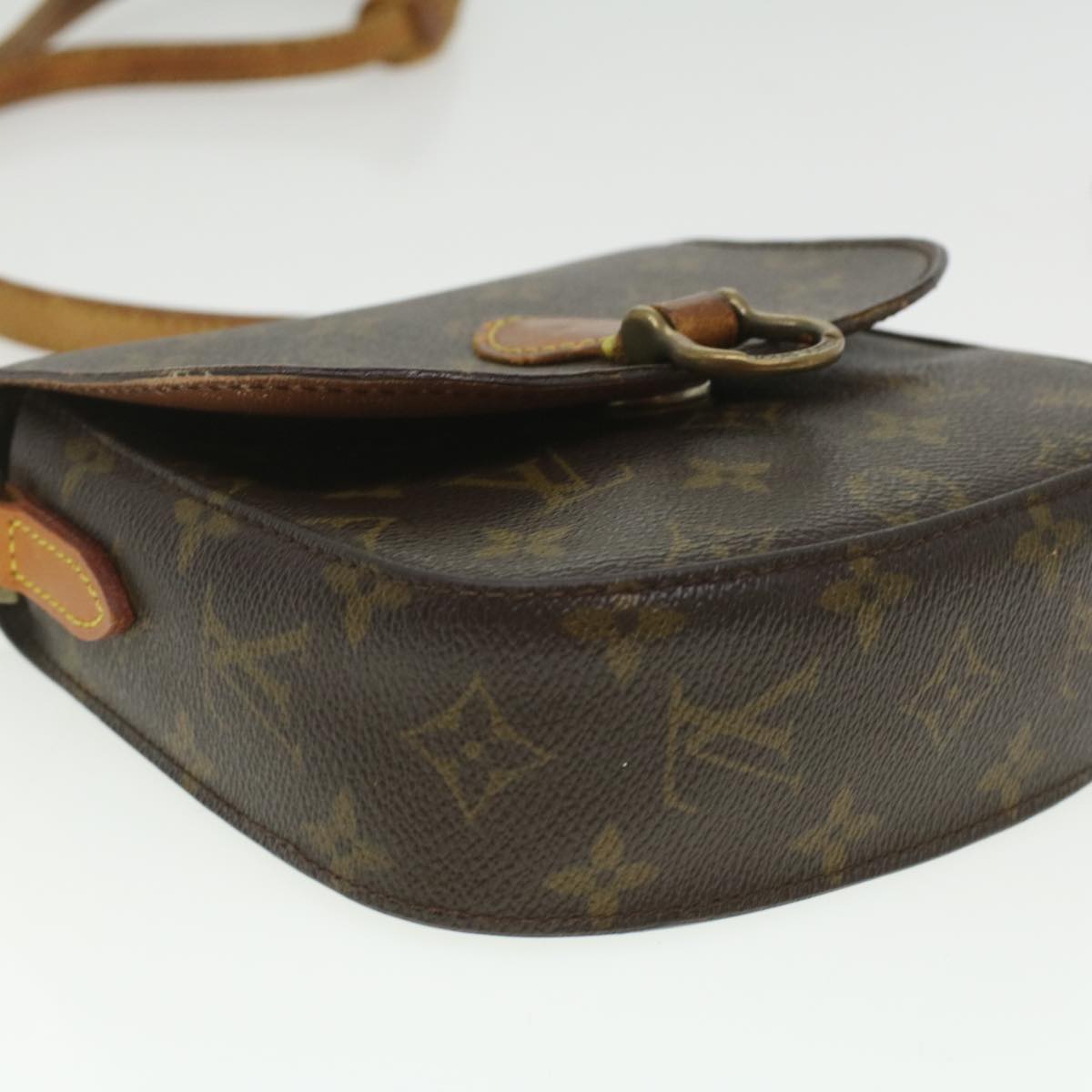 LOUIS VUITTON Monogram Saint Cloud PM Shoulder Bag M51244 LV Auth rd4322