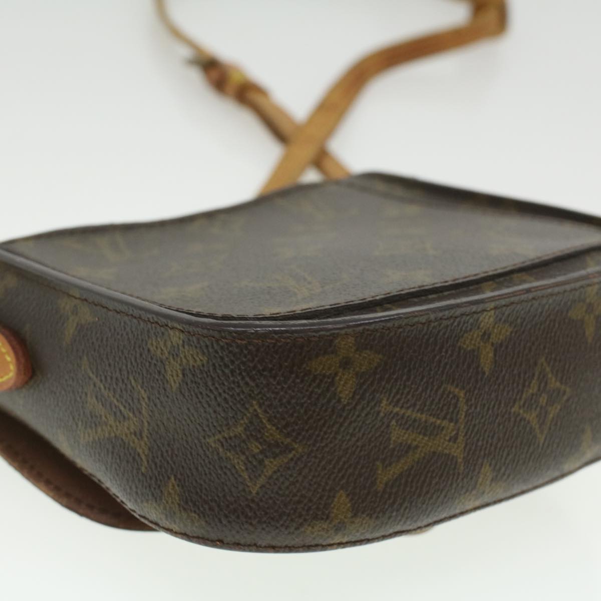 LOUIS VUITTON Monogram Saint Cloud PM Shoulder Bag M51244 LV Auth rd4322