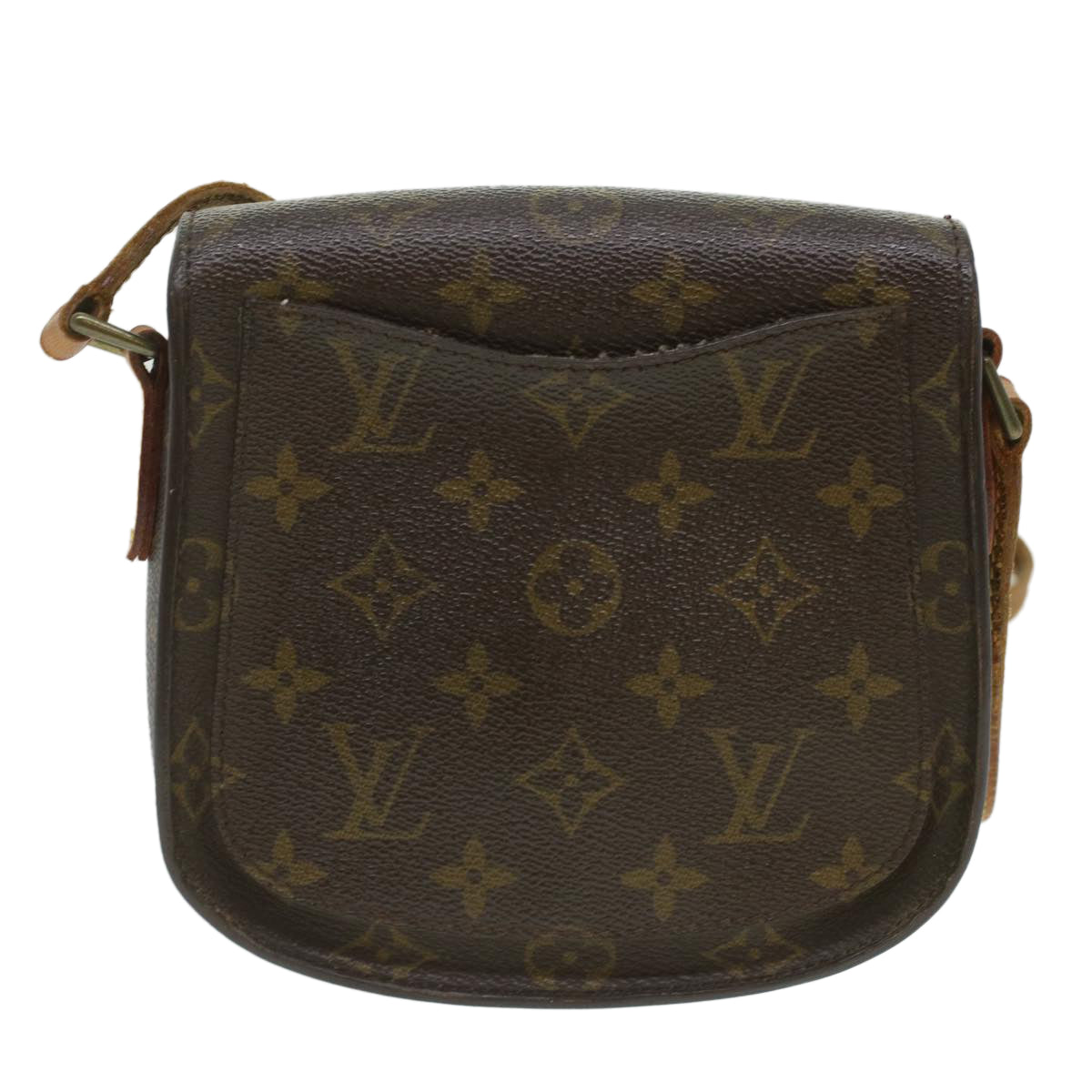 LOUIS VUITTON Monogram Saint Cloud PM Shoulder Bag M51244 LV Auth rd4322