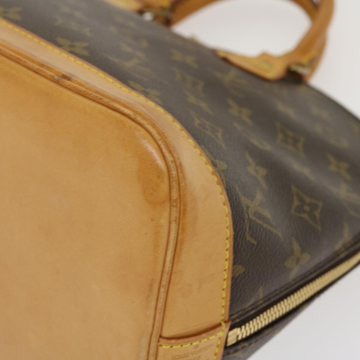 LOUIS VUITTON Monogram Alma Hand Bag M51130 LV Auth rd4333