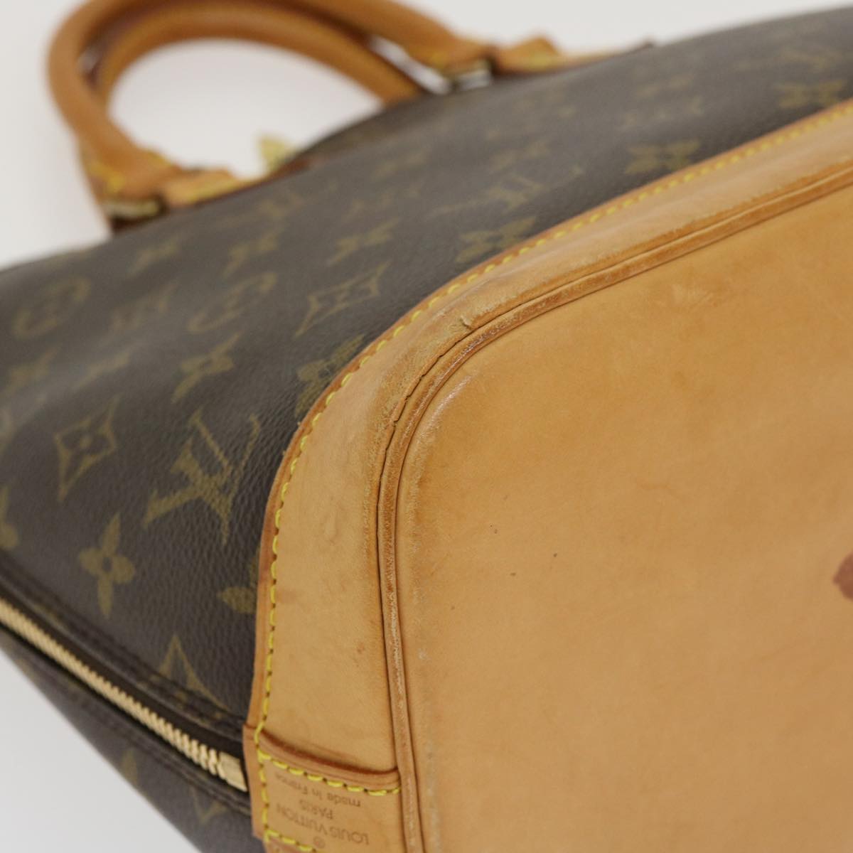 LOUIS VUITTON Monogram Alma Hand Bag M51130 LV Auth rd4333