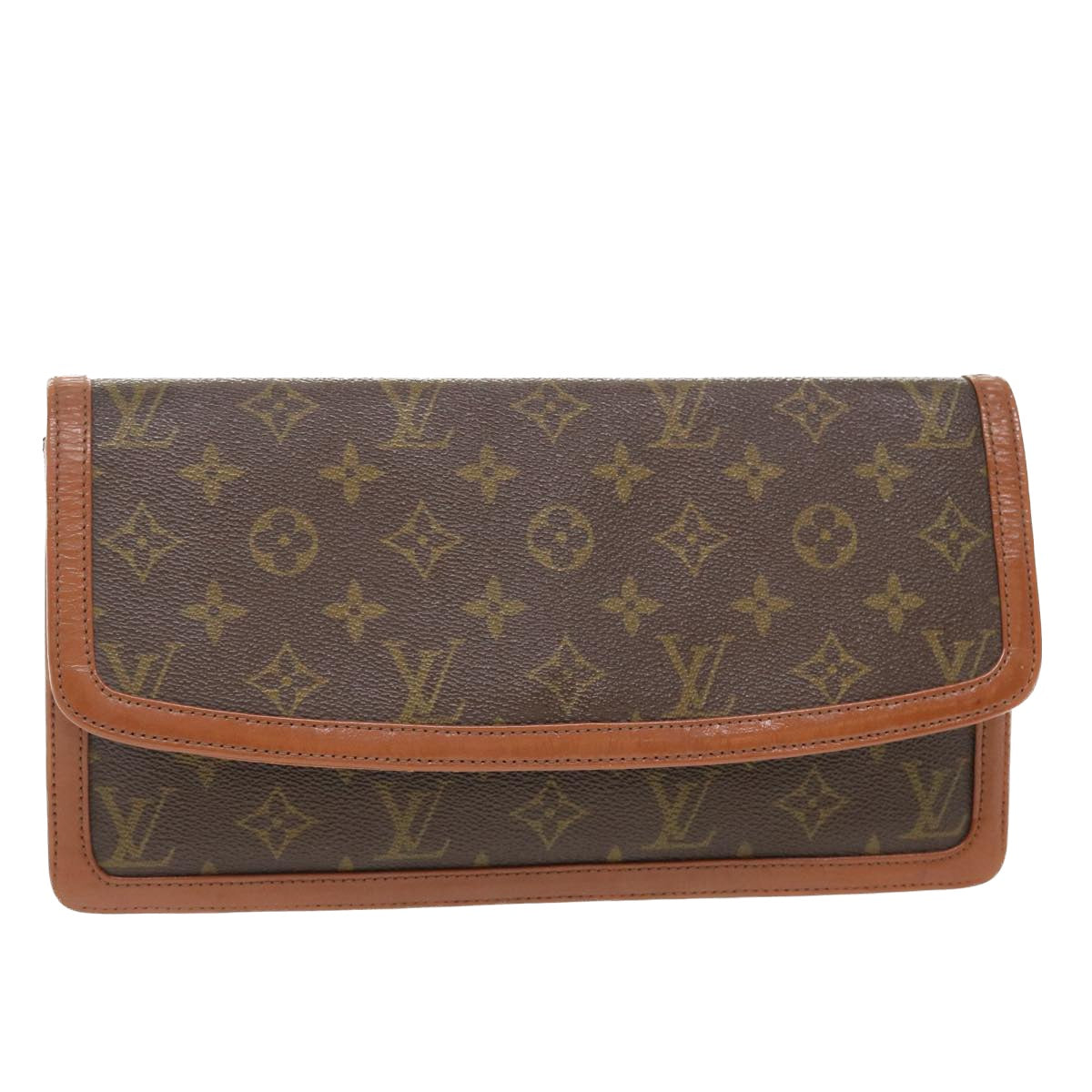 LOUIS VUITTON Monogram Pochette Dam Clutch Bag M51810 LV Auth rd4335