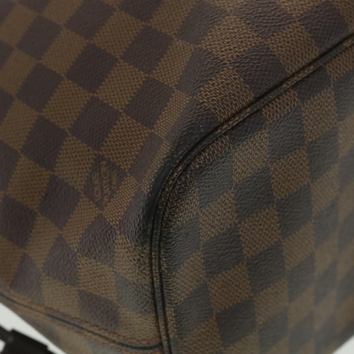 LOUIS VUITTON Damier Ebene Neverfull MM Tote Bag N51105 LV Auth rd4337