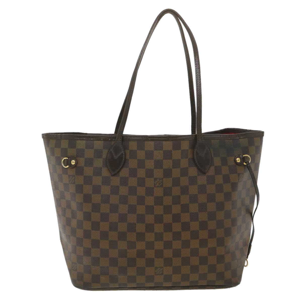 LOUIS VUITTON Damier Ebene Neverfull MM Tote Bag N51105 LV Auth rd4337