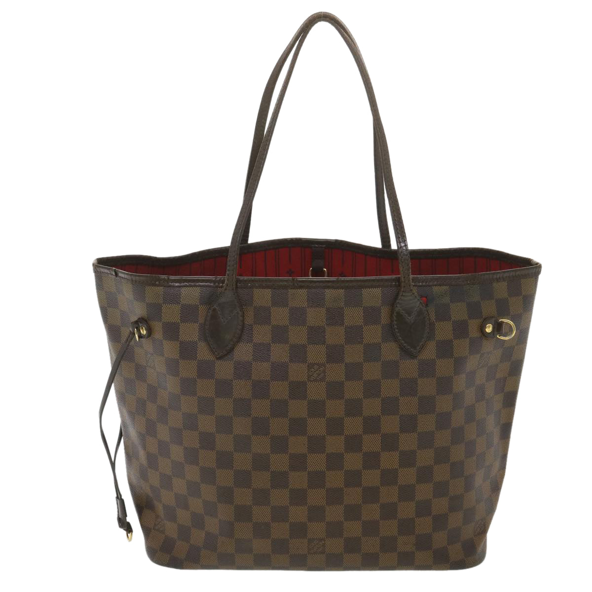 LOUIS VUITTON Damier Ebene Neverfull MM Tote Bag N51105 LV Auth rd4337