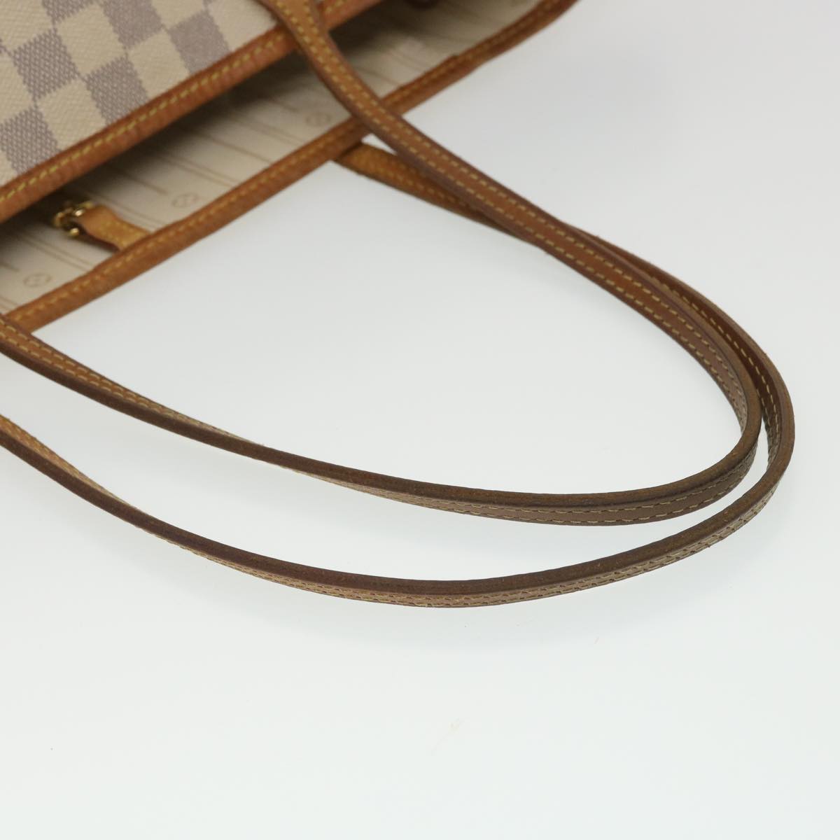 LOUIS VUITTON Damier Azur Neverfull MM Tote Bag N41605 LV Auth rd4361