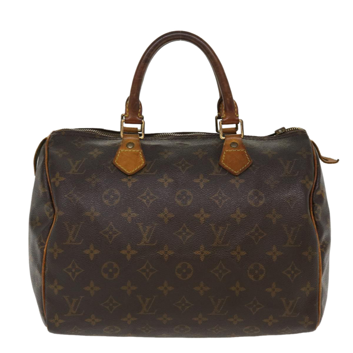 LOUIS VUITTON Monogram Speedy 30 Hand Bag M41526 LV Auth rd4365