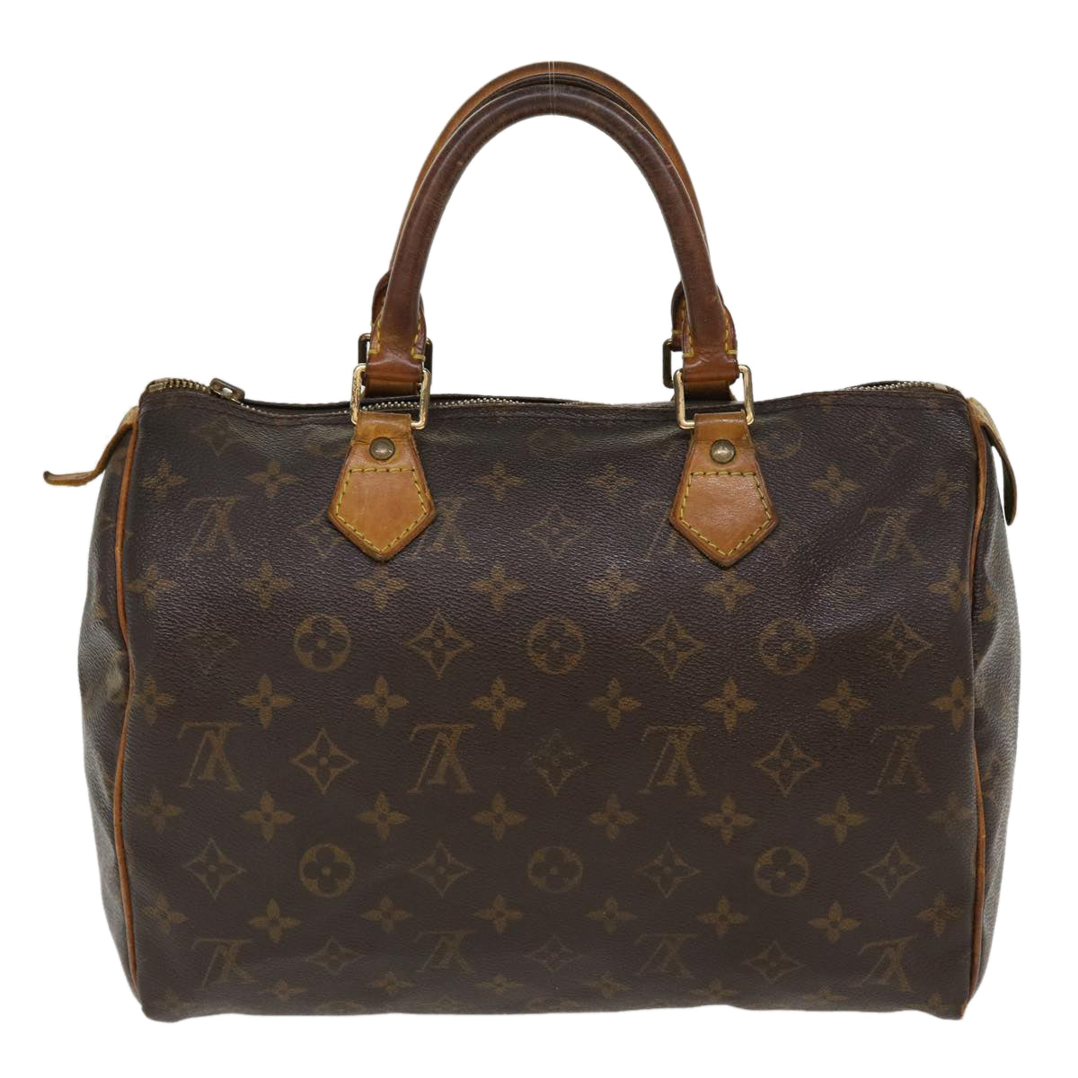 LOUIS VUITTON Monogram Speedy 30 Hand Bag M41526 LV Auth rd4365