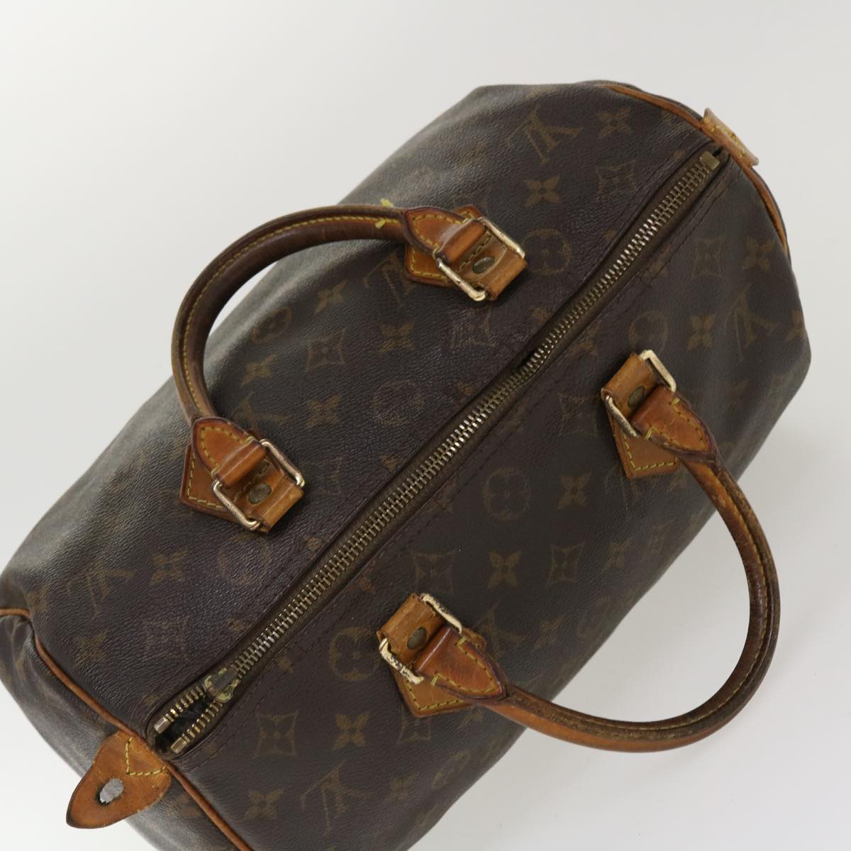 LOUIS VUITTON Monogram Speedy 30 Hand Bag M41526 LV Auth rd4365