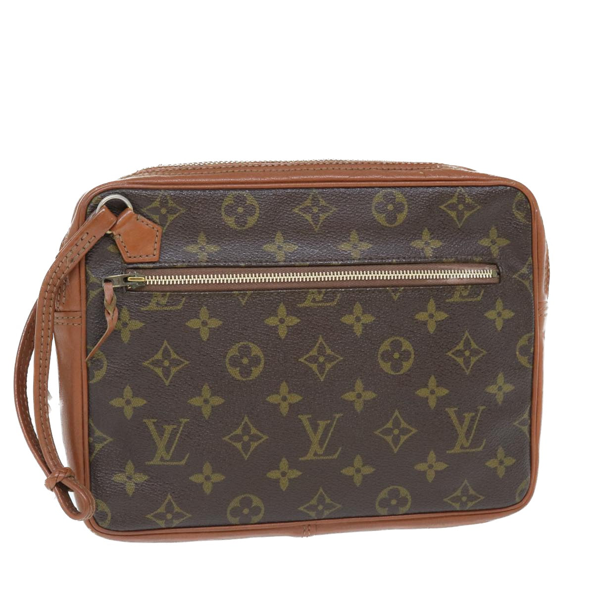 LOUIS VUITTON Monogram Pochette sports Clutch Bag No.183 LV Auth rd4372