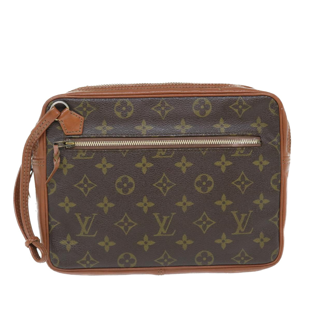 LOUIS VUITTON Monogram Pochette sports Clutch Bag No.183 LV Auth rd4372