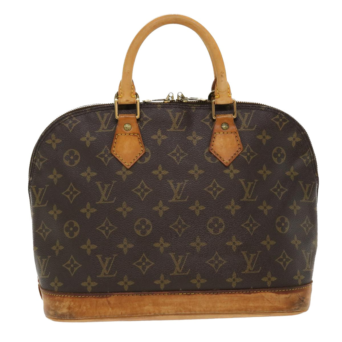 LOUIS VUITTON Monogram Alma Hand Bag M51130 LV Auth rd4373