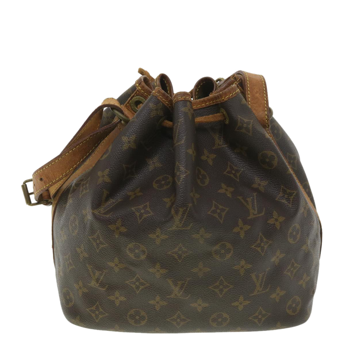 LOUIS VUITTON Monogram Petit Noe Shoulder Bag M42226 LV Auth rd4421