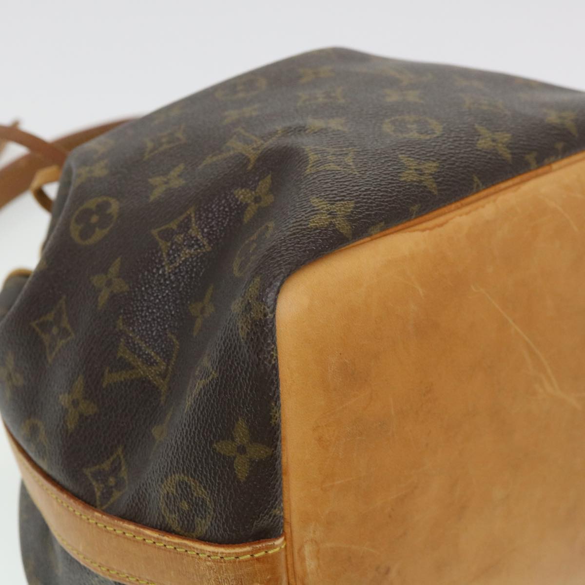 LOUIS VUITTON Monogram Petit Noe Shoulder Bag M42226 LV Auth rd4431