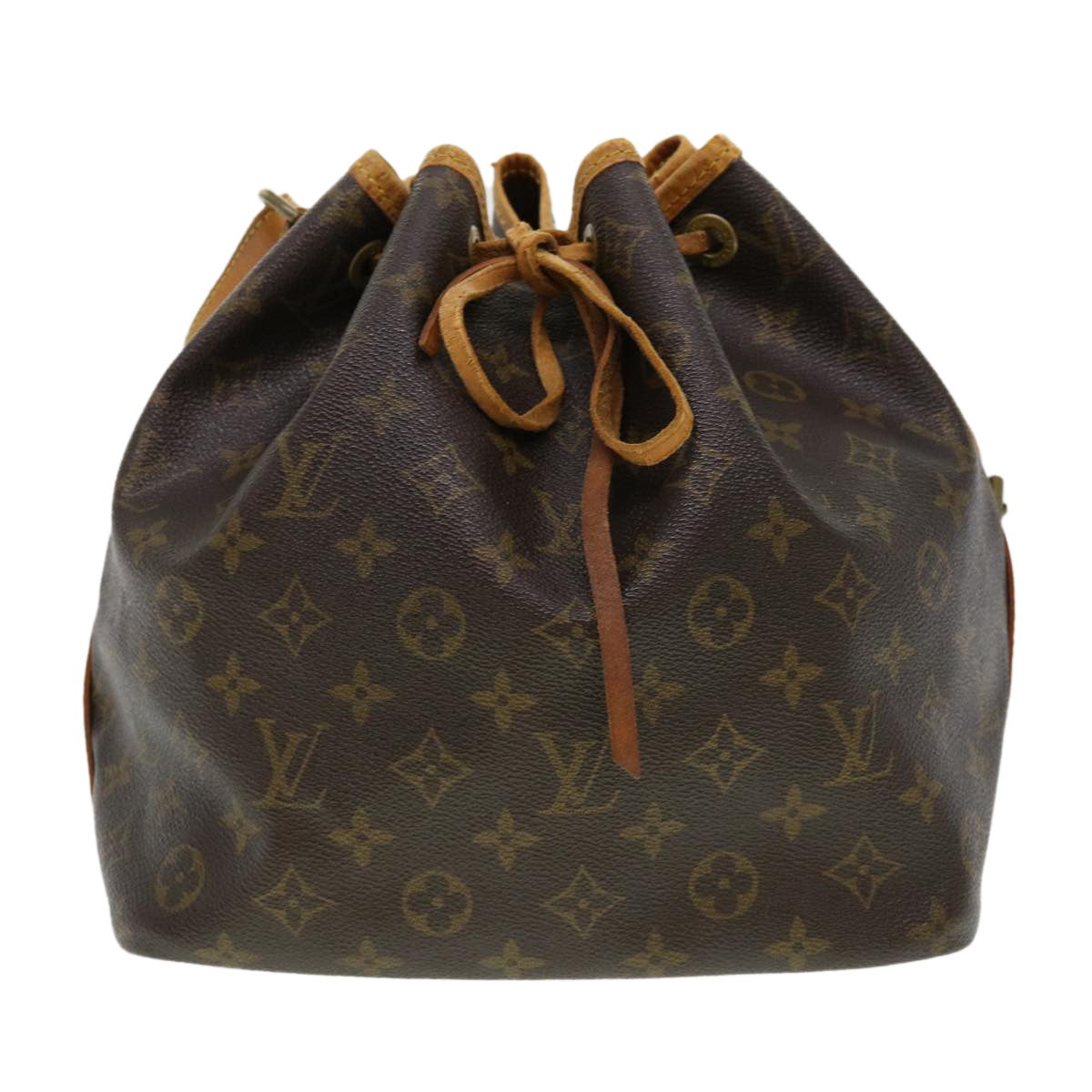 LOUIS VUITTON Monogram Petit Noe Shoulder Bag M42226 LV Auth rd4431