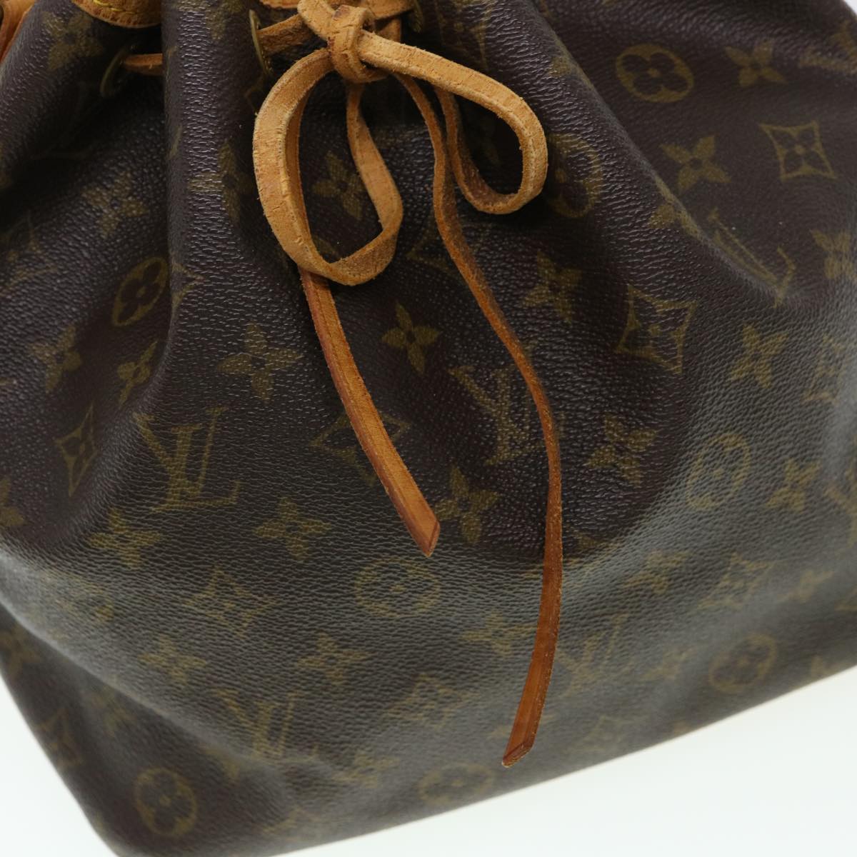 LOUIS VUITTON Monogram Petit Noe Shoulder Bag M42226 LV Auth rd4431