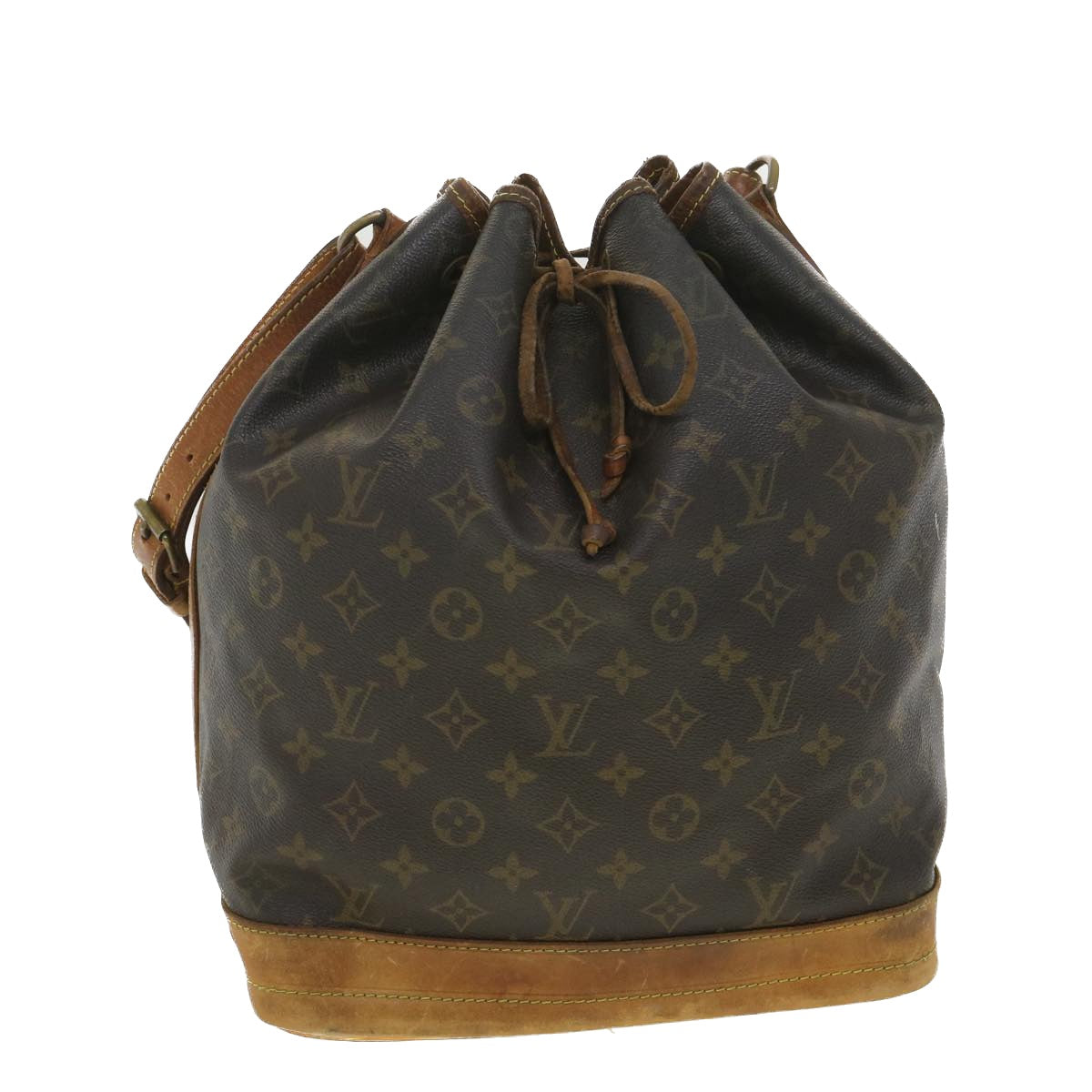 LOUIS VUITTON Monogram Noe Shoulder Bag M42224 LV Auth rd4456