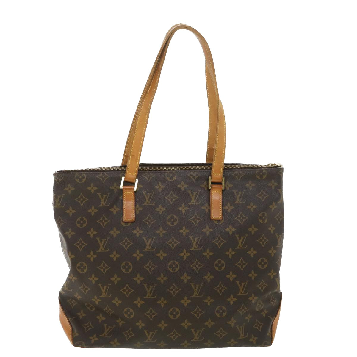 LOUIS VUITTON Monogram Cabas Mezzo Tote Bag M51151 LV Auth rd4457 - 0