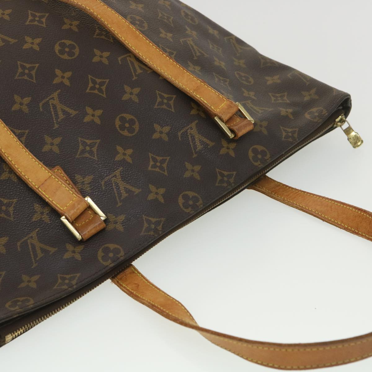 LOUIS VUITTON Monogram Cabas Mezzo Tote Bag M51151 LV Auth rd4457