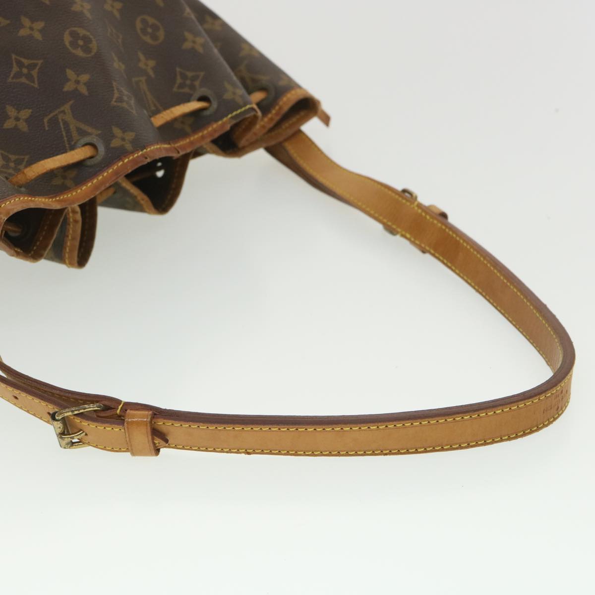 LOUIS VUITTON Monogram Petit Noe Shoulder Bag M42226 LV Auth rd4459