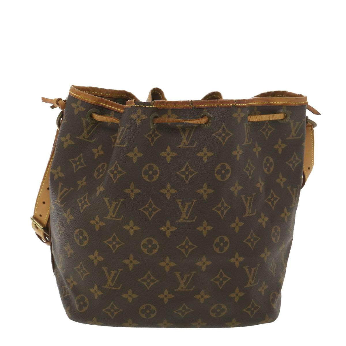 LOUIS VUITTON Monogram Petit Noe Shoulder Bag M42226 LV Auth rd4459