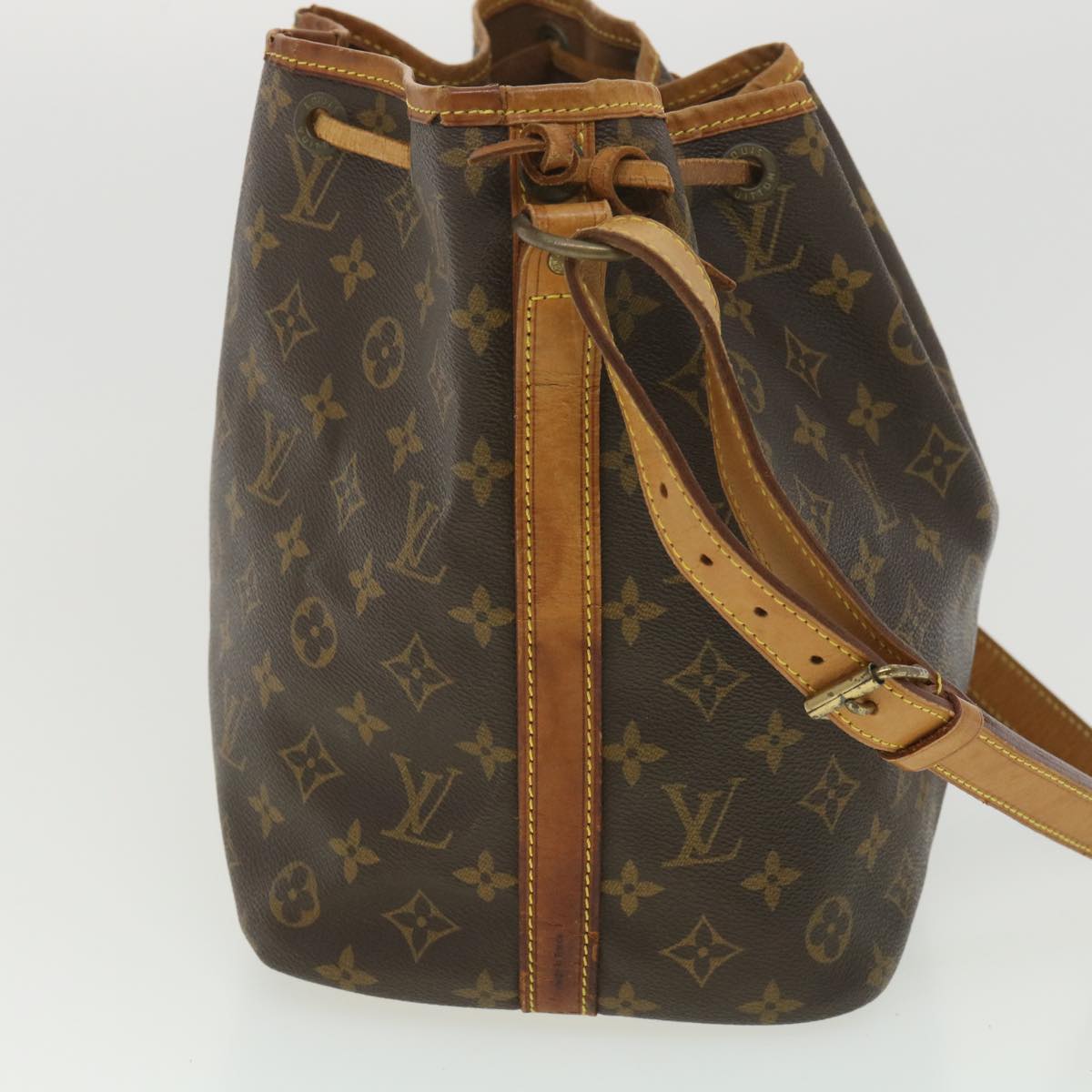 LOUIS VUITTON Monogram Petit Noe Shoulder Bag M42226 LV Auth rd4459